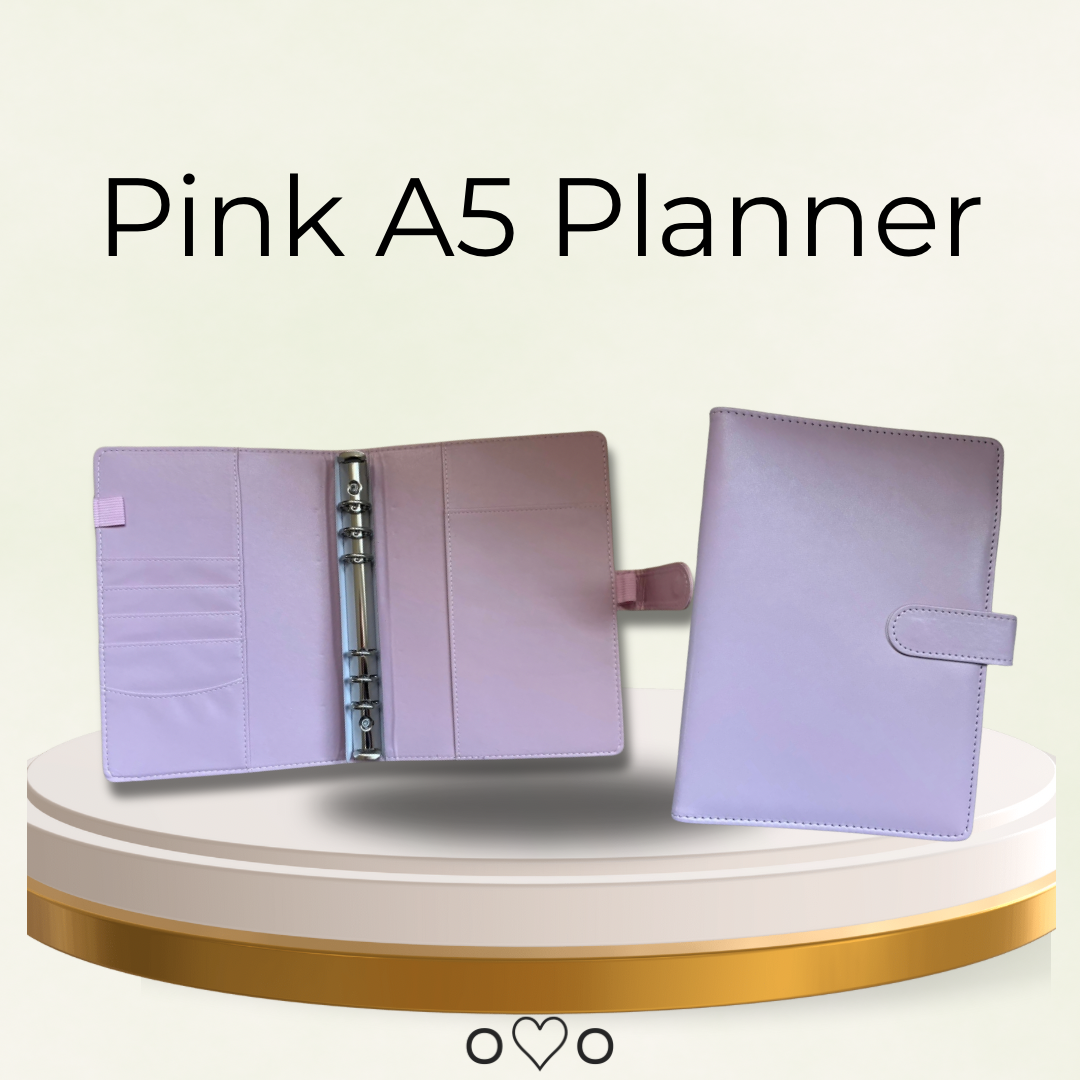 Pink A5 Journal Cover